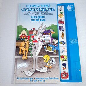 Looney Tunes Sound Story Bugs Bunny in The Big Race Sight-n-Sound book WORKS